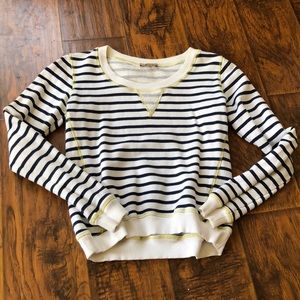 ANTHROPOLOGIE STRIPE SWEATSHIRT